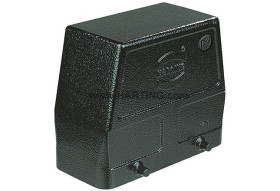 Osłona złączy dużej mocy HARTING Montaż na kablu rozmiar 24B Wpust boczny rozmiar gwintu M32