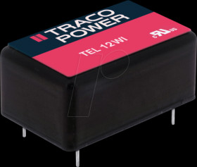 TEL 12-4813WI DC/DC converter TEL 12WI, 12 W, 18-75/15 VDC, DIL-16