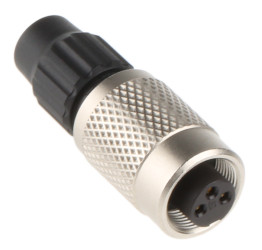 Złącze okrągłe 3-pinowe M9 Kabel Gniazdo binder Żeńskie IP40 711