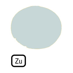 Lens,flat,with inscription