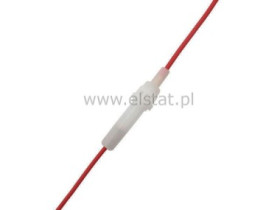 Oprawka bezp 6x30mm - gniazdo ( przewód 19cm )