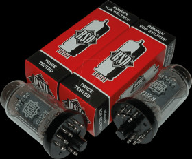 EL12 X2 Electron tube, power tube, Y8A, 8-pin, matched pair