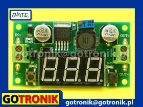 Przetwornica napięcia LM2596 + woltomierz