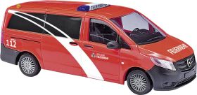 Busch 51186 H0 Model pojazdu uprzywilejowanego Mercedes Benz Vito Feuerwehr Berlin