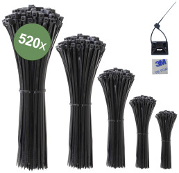 Opaska kablowa Quadrios 23CA239 23CA239, poliamid, 520 szt.