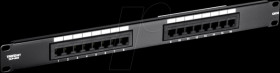 TC-P16C6 Patchpanel, 16-Port, Cat.6, 1 HE