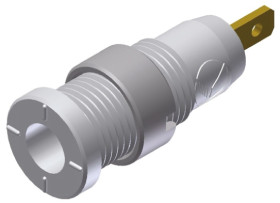 Gniazdo bananowe Żeński Wypustka typ Gniazdo bananowe Biały 10A Hirschmann Test & Measurement rozmiar 2mm