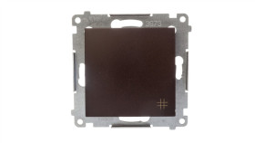 Simon 54 Łącznik Krzyżowy, Szybkozłącza, Brąz Mat Dw7.01/46