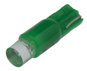 Lampka kontrolna Zielony 24V ac/dc Klin LED średnica 5.75mm długość 16.75mm