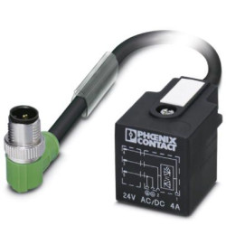 Przewód czujnik-siłownik ze złączem Złącze M12 liczba rdzeni 3 długość 1.5m Rodzaj A Męskie Złącze B DIN 43650 Form A