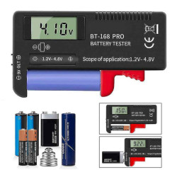 Tester miernik baterii ogniw 18650 AA AAA 9V PRO