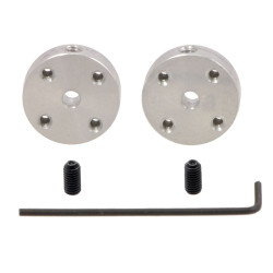 Pololu Universal Aluminium Mounting Hub for 3mm Shafts - M3 Holes (2-Pack)
