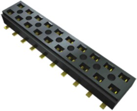 Samtec Gniazdo PCB CLT 10 -pinowe 2-rzędowe raster: 2 mm Powierzchnia Płytka-płytka Lutowie Pionowy