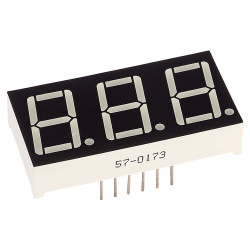 TruOpto OSL30561-IRA 14.2mm 3 Digit Red Display Anode 100MCD