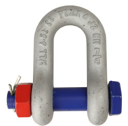 Szekla Stal stopowa 3.25t średnica styku 19mm średnica szekli 16mm Śruba zabezpieczająca Klamra D rozstaw szczęk 27mm