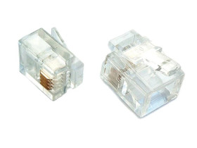 RJ11 wtyk telefoniczny 6P4C ALANTEC /op. 100 szt./ WT004