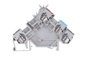 Złączka szynowa (do wyłączników ciśnieniowych i termicznych) 2,5mm2 szara 280-560