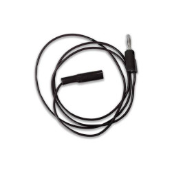 Mueller BU-2031-A-24-0 Test Lead 0.6m Black Mini Alligator Clip