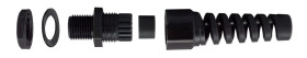 Dławnica kablowa gwint M16 Nylon 66 min. średnica kabla 5mm max. średnica kabla 10mm 85°C IP68