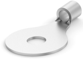 Uninsulated ring cable lug, 10.5-16.8 mm², AWG 6, 9.91 mm, metal, 36807