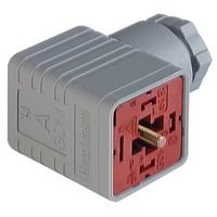 GDM 3011J złącze na przewód, styki 3+PE, dławik PG11 (6 do 9mm), szare, z dopuszczeniem UL, 932109106, Hirschmann, GDM3011J, EN1