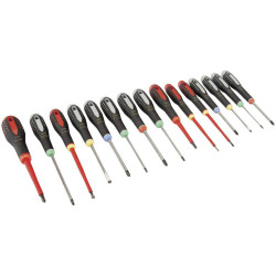 Bahco BE-9877 Ergo Screwdriver Set 15-Part for Various Screws