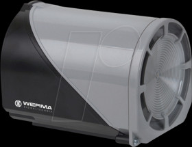 144.000.67 Multi-tone siren BWM 32 tones 115 VAC BK/GY