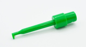 Chwytak pomiarowy haczykowy zielony, długość 55mm