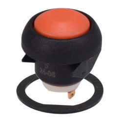 IBR3SAD9 Orange Momentary Snap-In 12mm Push Button Switch SPST IP67