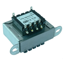 VTX-126-012-212 Chassis Mount Transformer 230V 12VA 12V+12V Vigortronix