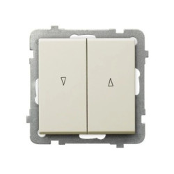 SONATA Łącznik żaluzjowy /z blokadą mechaniczną/ ecru ŁP-7RB/m/27