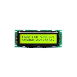 LCD-AC-1602F-YLY Y/G-E12