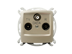 KARO Gniazdo antenowe RTV-DATA ecru GPA-SD/m/42 OSPEL