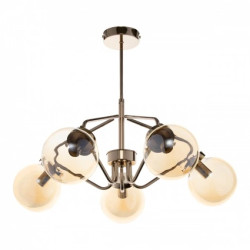 Bulat 5P E14, lampa wisząca, max. 5x40W, złota AD-LD-6220CE14S