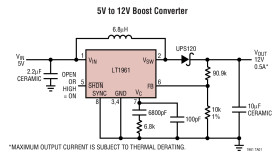 1.5A, 1.25MHz Step-Up Switching Regulator