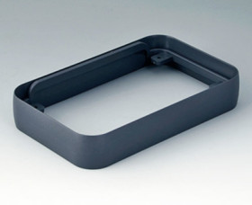 Intermediate ring, ABS, (L x W x H) 76 x 120 x 21 mm, lava, for enclosure, A9152018