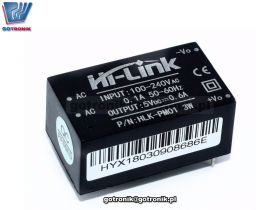 HLK-PM01 mini zasilacz Hi-Link 230V AC na 5,0V DC do druku PCB BTE-726