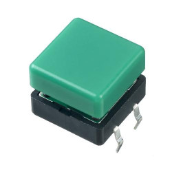 U5543 Green 12mm Square Tactile Switch Cap for PHAP5-50 APEM