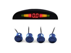 Zestaw czujników parkowania 4x niebieskie