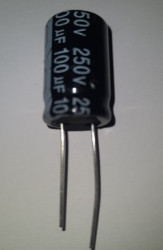 Kondensator elektrolityczny 100uF 250V 16x25 20% 105' cena netto