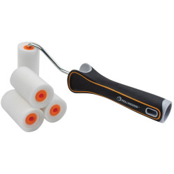 Rollingdog 08591 SUPER-EDGE&#x2122; Mini High-Density Paint Roller Set, 2&quot;/50mm (5 Pc)