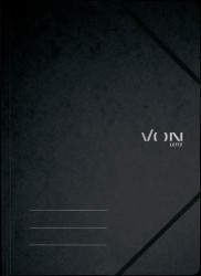 3011-00-95 Folder with elastic corner bands, A4, black