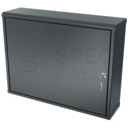 Obudowa metalowa szafka TPR-5 CATV 520x400x140mm czarna natynkowa
