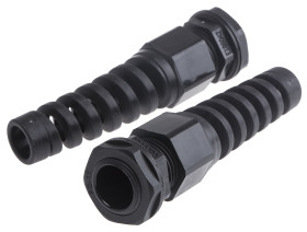 Dławnica kablowa gwint PG11 Nylon 66 min. średnica kabla 5mm max. średnica kabla 10mm 85°C IP68