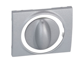 SISTENA LIFE Plakietka Metalic z otworem 46,5mm + pokrętło do sterowania wentylacją 771357 LEGRAND