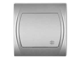 LOGO Wyłącznik krzyżowy srebrny metalik 7LWP-6 KARLIK