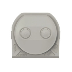 NOWE PLEXO 55 Przepust membranowy - 2 wejścia szary 069599L
