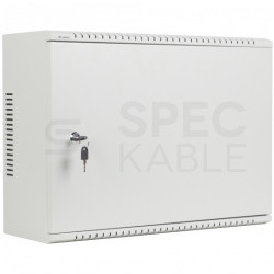 Szafa wisząca RACK 19" 4U+3U DIN typu skrzynka uniwersalna typu TPR 540x200mm szara CATV LANBERG