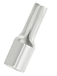 Końcówka pinowa, Cyna, 5.5mm średnica, 16mm długość, Srebrny, 6AWG - 6AWG Bez osłony