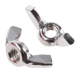 Nakrętka motylkowa gwint M4 A4 316 długość skrzydła 18mm Stal nierdzewna RS PRO